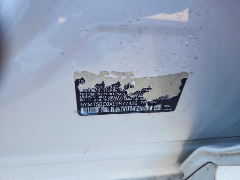 78870195 :رقم المزاد ، 5YMTS0C0XL9B77426 vin ، 2020 Bmw X3 مزاد بيع