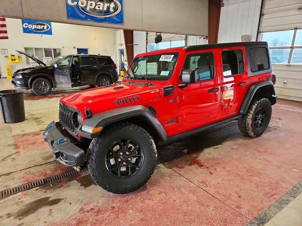 2024 Jeep Wrangler მანქანა იყიდება აუქციონზე, vin: 1C4RJXN61RW229128, აუქციონის ნომერი: 47586656