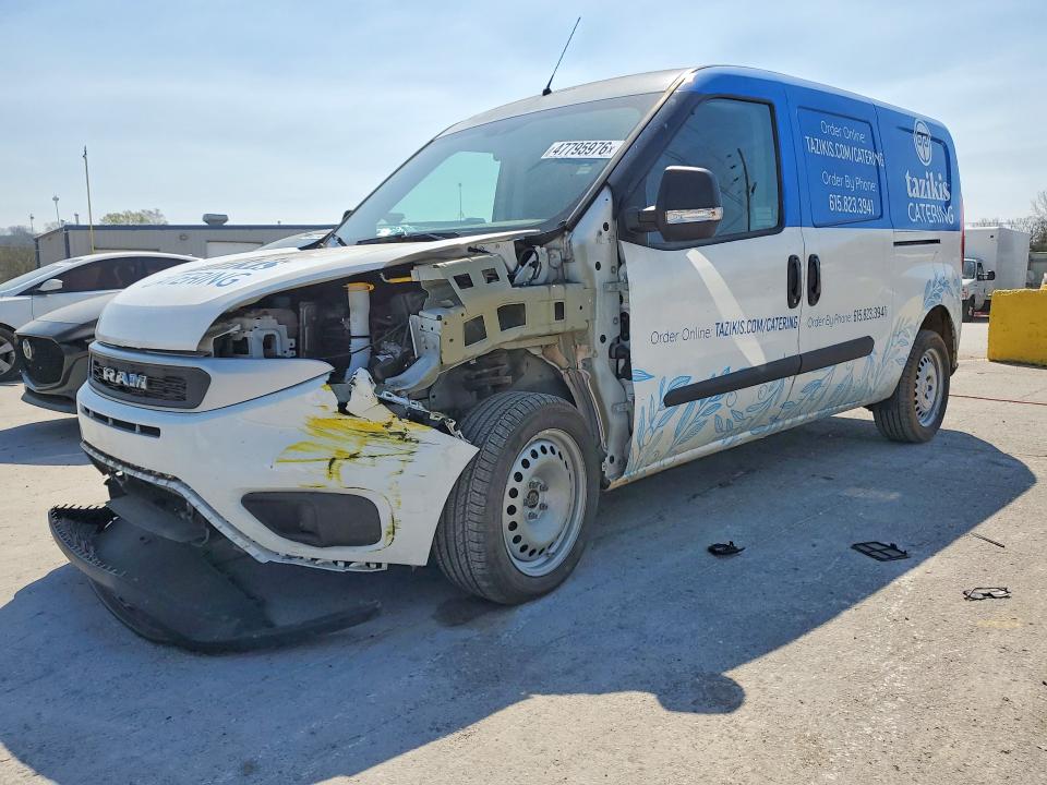 47795976 :رقم المزاد ، ZFB636VP8N6W12643 vin ، 2022 Ram Promaster City مزاد بيع