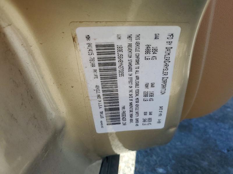 Продаж на аукціоні авто 2000 Dodge Stratus, vin: 1B3EJ56H8YN273295, номер лоту: 45626486