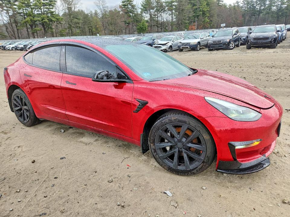 2022 Tesla Model 3 მანქანა იყიდება აუქციონზე, vin: 5YJ3E1EB6NF233582, აუქციონის ნომერი: 47971306