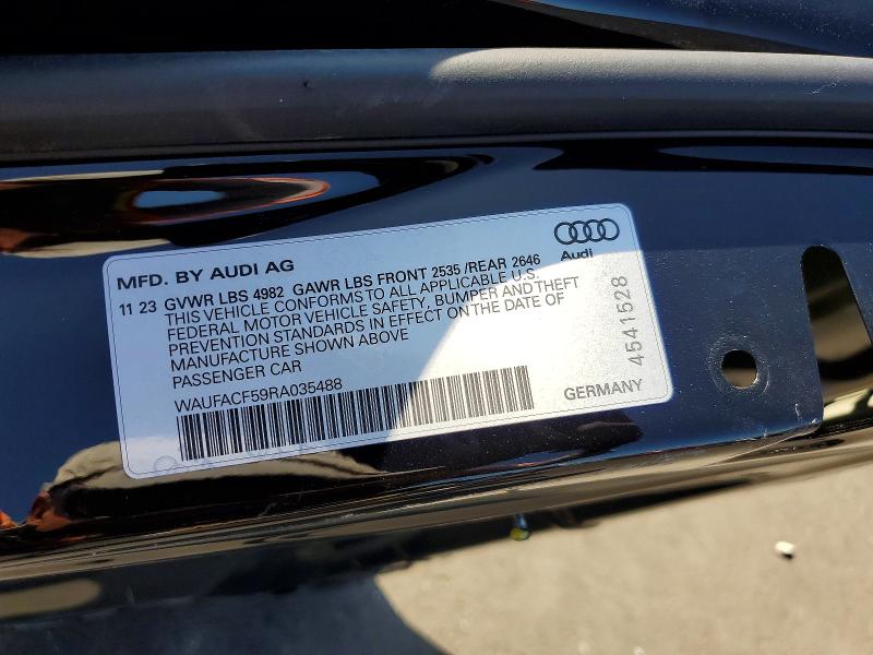 Aukcja sprzedaży 2024 Audi A5, vin: WAUFACF59RA035488, numer aukcji: 46900086