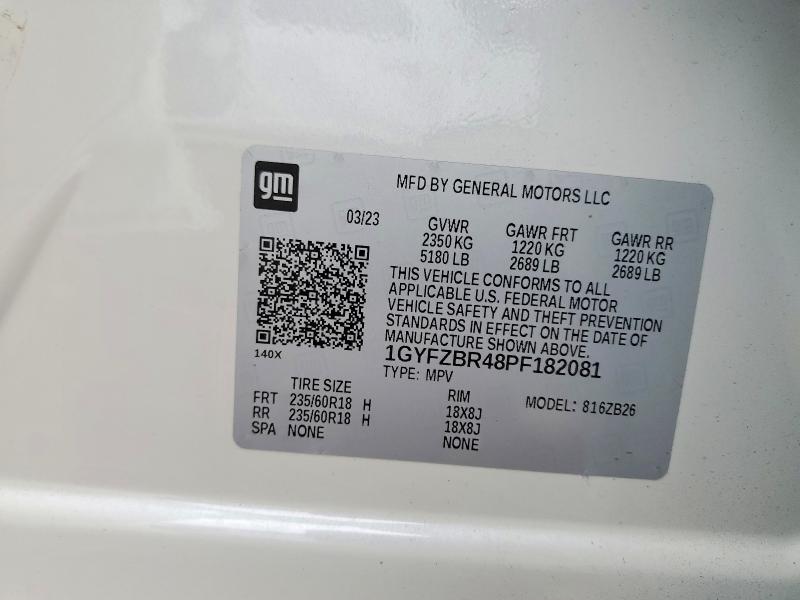 Aukcja sprzedaży 2023 Cadillac Xt4, vin: 1GYFZBR48PF182081, numer aukcji: 47516056