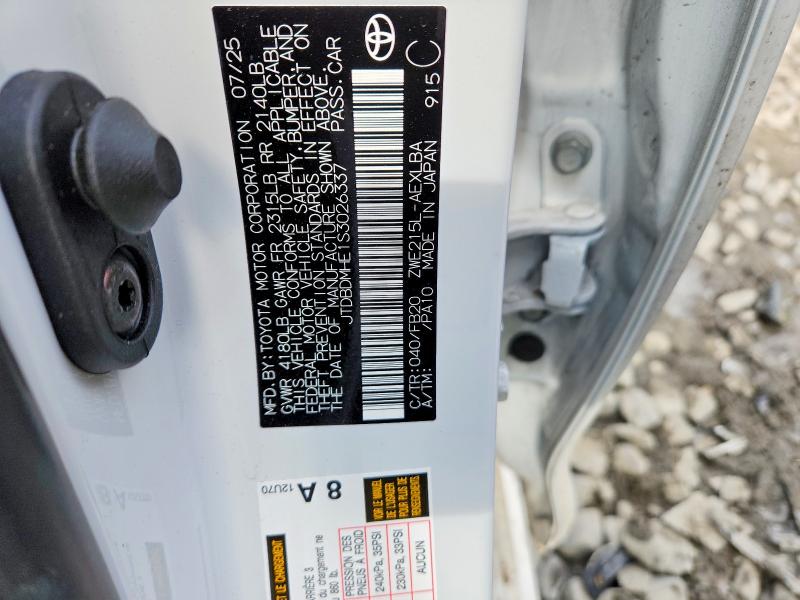 Продажа на аукционе авто 2025 Toyota Corolla Hybrid, vin: JTDBDMHE1S3026337, номер лота: 79050555