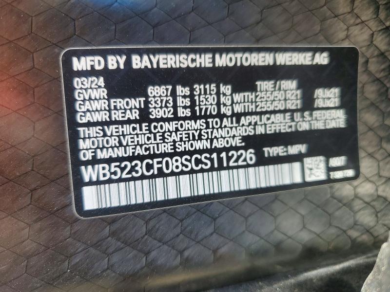 Продажа на аукционе авто 2025 Bmw Ix, vin: WB523CF08SCS11226, номер лота: 47881076