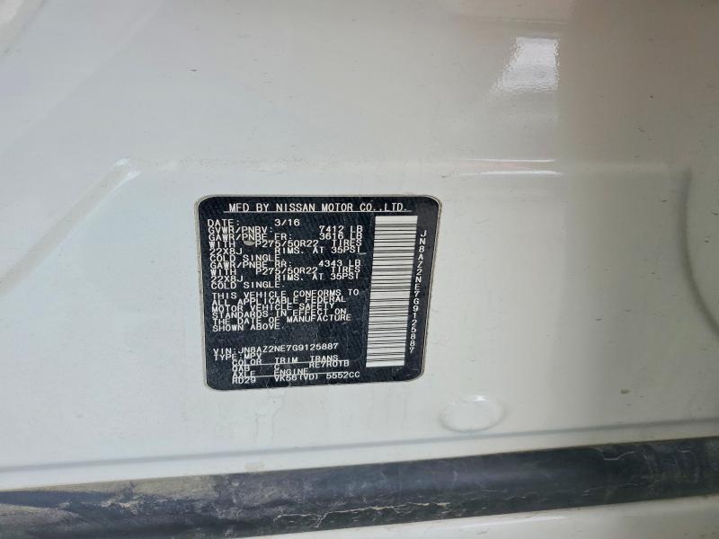 Продажа на аукционе авто 2016 Infiniti Qx80, vin: JN8AZ2NE7G9125887, номер лота: 41797956