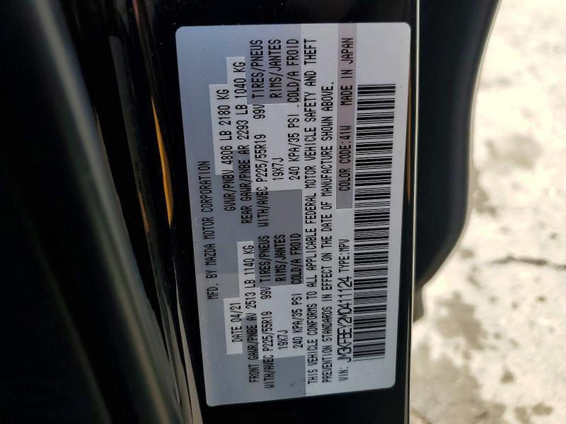 2021 Mazda Cx-5 მანქანა იყიდება აუქციონზე, vin: JM3KFBEY2M0411124, აუქციონის ნომერი: 47176106