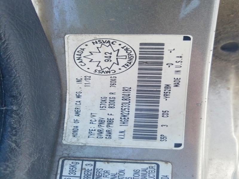 46999696 :رقم المزاد ، 1HGEM22533L804182 vin ، 2003 Honda Civic مزاد بيع