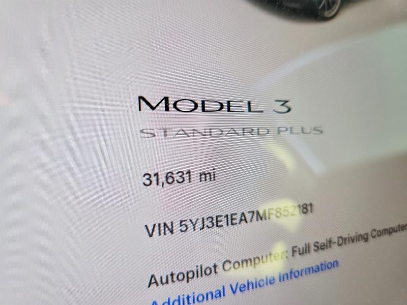 Продажа на аукционе авто 2021 Tesla Model 3, vin: 5YJ3E1EA7MF852181, номер лота: 46146986
