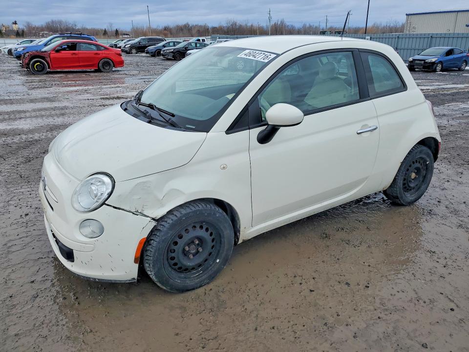 46042716 :رقم المزاد ، 3C3CFFAR2CT288918 vin ، 2012 Fiat 500 مزاد بيع