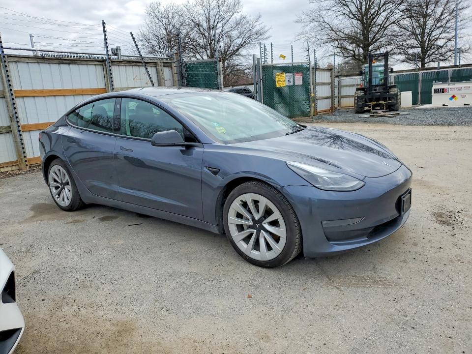 Продажа на аукционе авто 2022 Tesla Model 3, vin: 5YJ3E1EBXNF287208, номер лота: 46726806