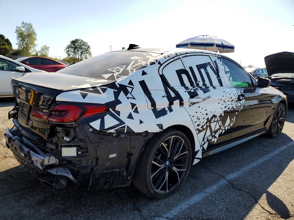 2023 Bmw 530e მანქანა იყიდება აუქციონზე, vin: WBA13AG07PCM41749, აუქციონის ნომერი: 45788376