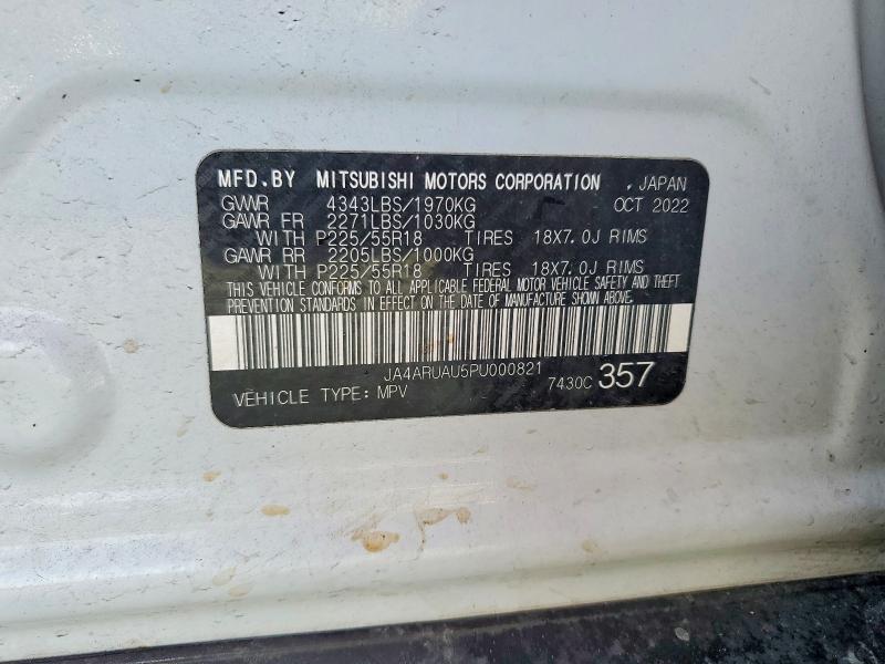 Продаж на аукціоні авто 2023 Mitsubishi Outlander Sport, vin: JA4ARUAU5PU000821, номер лоту: 45992036