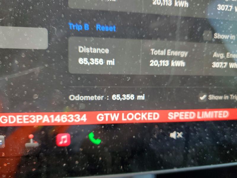 79598085 :رقم المزاد ، 7SAYGDEE3PA146334 vin ، 2023 Tesla Model Y مزاد بيع