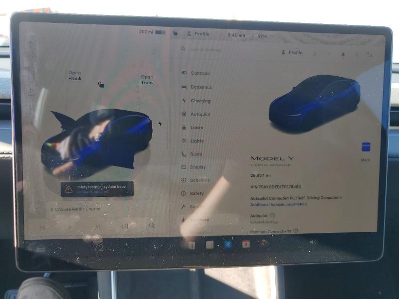 Продажа на аукционе авто 2026 Tesla Model Y, vin: 7SAYGDED1TF378483, номер лота: 42066686