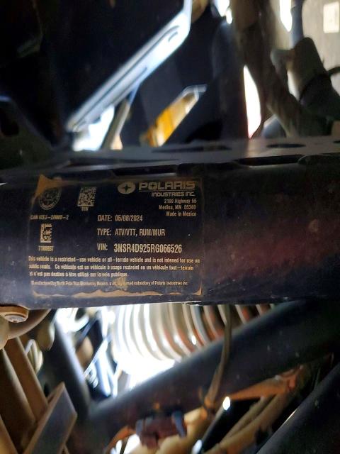 Aukcja sprzedaży 2024 Pola Rzr Pro Xp 4 Ultimat, vin: 3NSR4D925RG066526, numer aukcji: 74260945