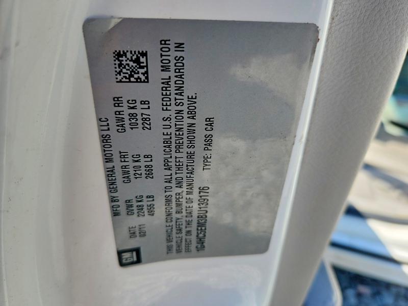 2011 Buick Lucerne მანქანა იყიდება აუქციონზე, vin: 1G4HC5EM3BU139176, აუქციონის ნომერი: 47166176