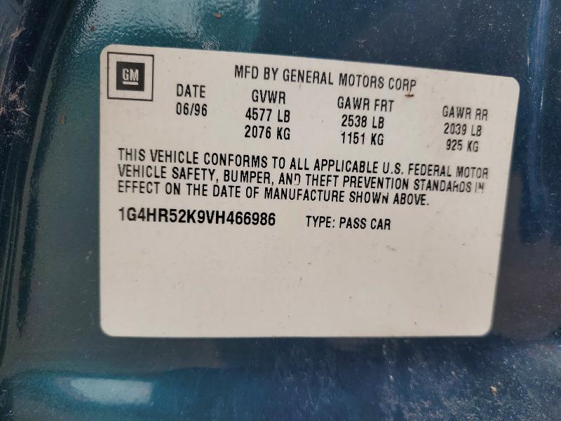 Продажа на аукционе авто 1997 Buick Lesabre, vin: 1G4HR52K9VH466986, номер лота: 47553926