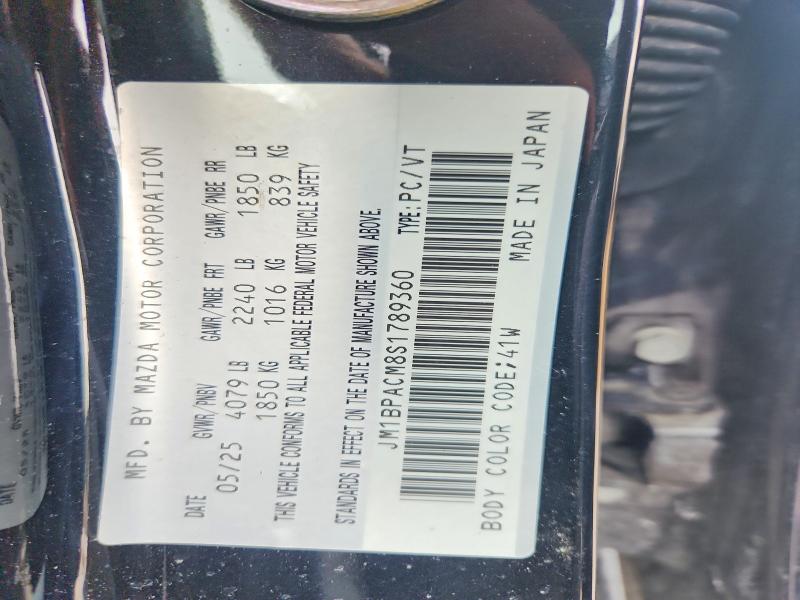Продажа на аукционе авто 2025 Mazda 3, vin: JM1BPACM8S1789360, номер лота: 47157486