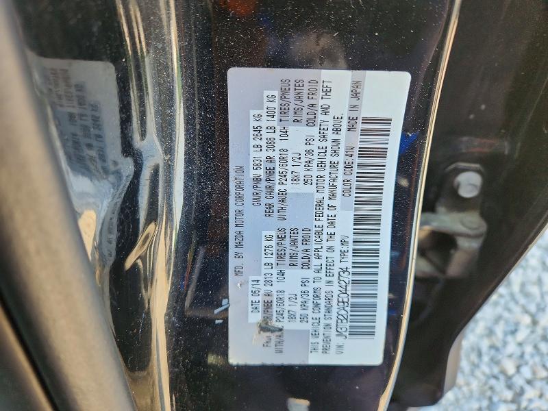 Auction sale of the 2014 Mazda Cx-9, vin: JM3TB2CA9E0442734, lot number: 47457216
