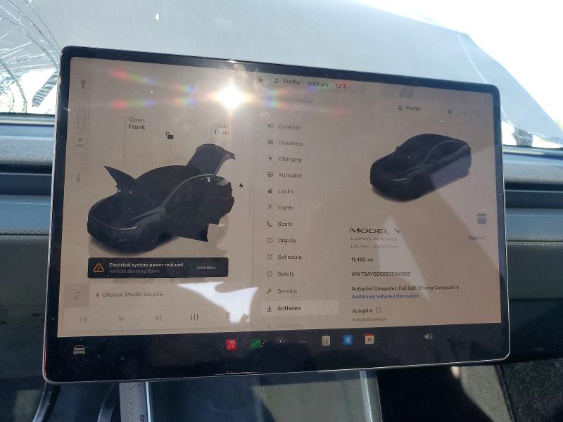 2026 Tesla Model Y მანქანა იყიდება აუქციონზე, vin: 7SAYGDEE6TF341969, აუქციონის ნომერი: 45729496