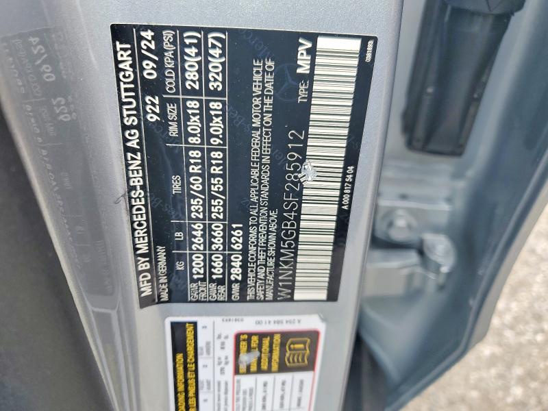 Продажа на аукционе авто 2025 Mercedes-benz Glc, vin: W1NKM5GB4SF285912, номер лота: 48007616