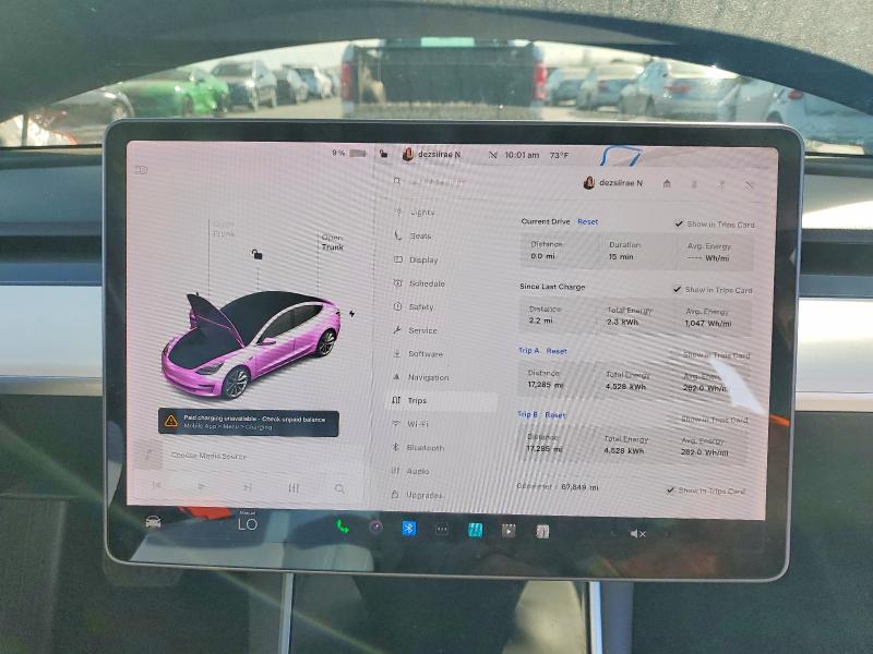 Продаж на аукціоні авто 2019 Tesla Model 3, vin: 5YJ3E1EA2KF432003, номер лоту: 46977256