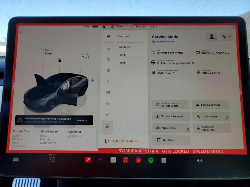 Продажа на аукционе авто 2023 Tesla Model 3, vin: 5YJ3E1EA9PF517184, номер лота: 46359206