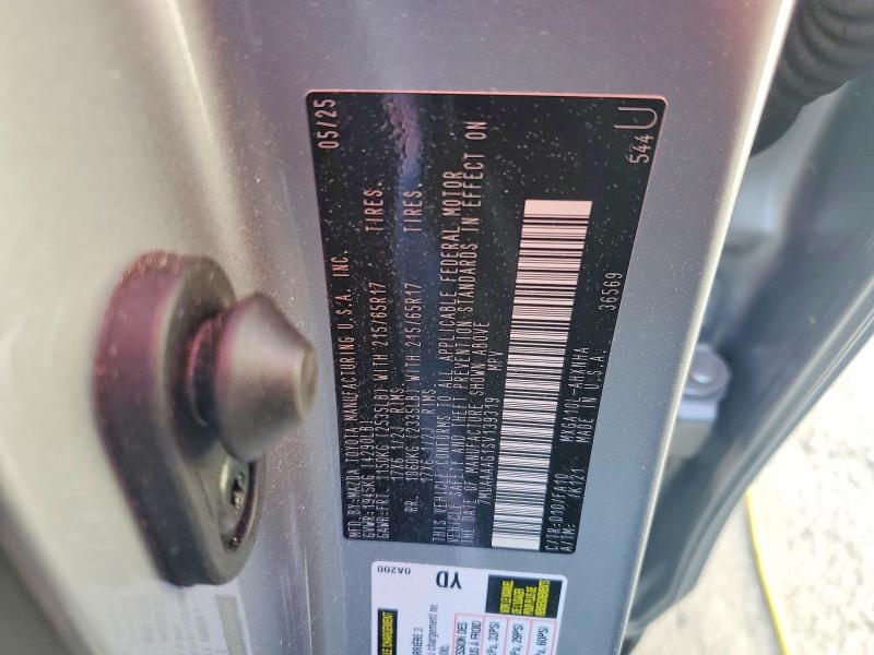 79883665 :رقم المزاد ، 7MUAAAAG1SV139319 vin ، 2025 Toyota Corolla Cross مزاد بيع