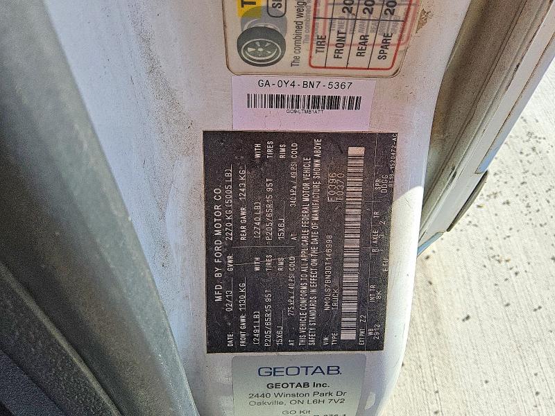 2013 Ford Transit Connect მანქანა იყიდება აუქციონზე, vin: NM0LS7BN3DT146998, აუქციონის ნომერი: 52972796