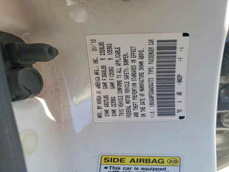 Aukcja sprzedaży 2010 Acura Tl, vin: 19UUA9F53AA004773, numer aukcji: 48425486
