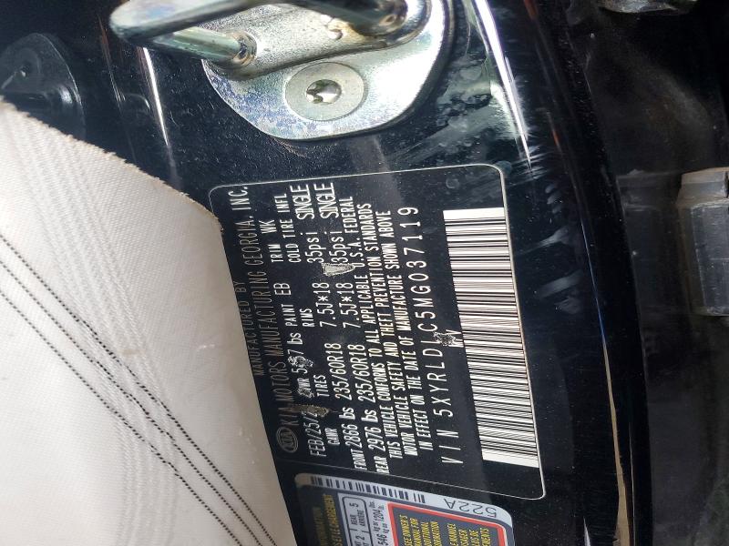 46126146 :رقم المزاد ، 5XYRLDLC5MG037119 vin ، 2021 Kia Sorento مزاد بيع