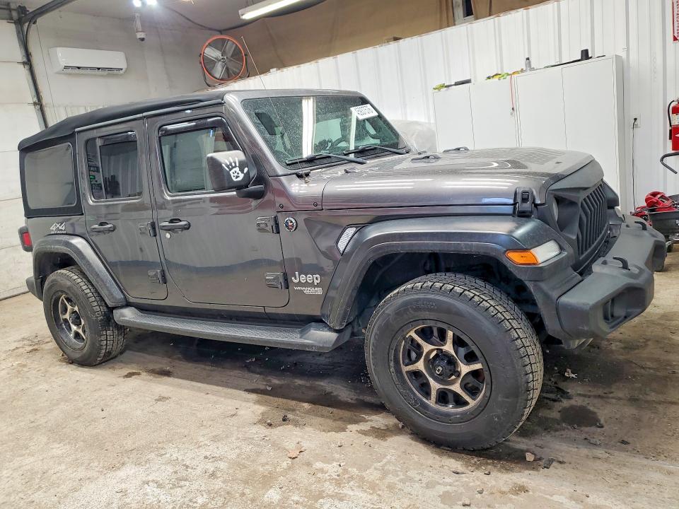 2018 Jeep Wrangler Unlimited მანქანა იყიდება აუქციონზე, vin: 1C4HJXDG3JW274453, აუქციონის ნომერი: 45937576