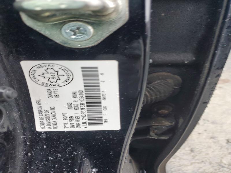 47437076 :رقم المزاد ، 2HGFB2F53FH054160 vin ، 2015 Honda Civic مزاد بيع