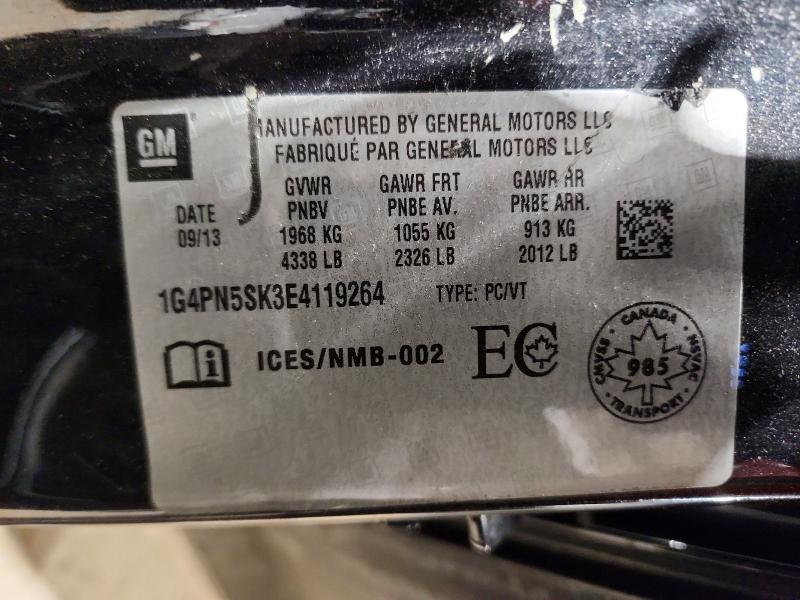 Продаж на аукціоні авто 2014 Buick Verano, vin: 1G4PN5SK3E4119264, номер лоту: 41779206