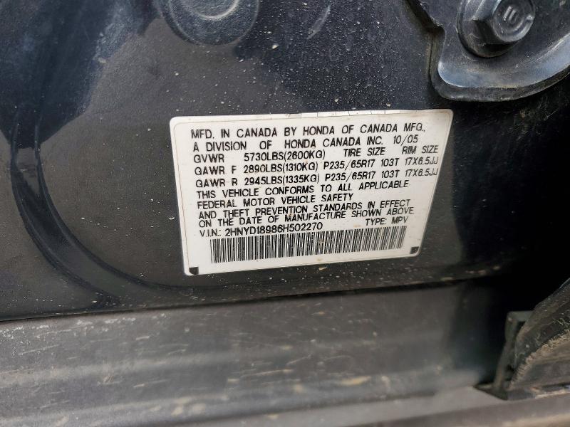 Продаж на аукціоні авто 2006 Acura Mdx, vin: 2HNYD18986H502270, номер лоту: 46593416