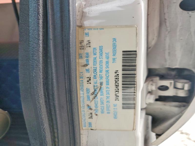 79618725 :رقم المزاد ، 3VWFC81H8SM083694 vin ، 1995 Volkswagen Golf مزاد بيع