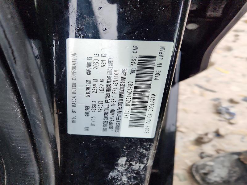Продажа на аукционе авто 2016 Mazda 6, vin: JM1GJ1U52G1406289, номер лота: 45603996