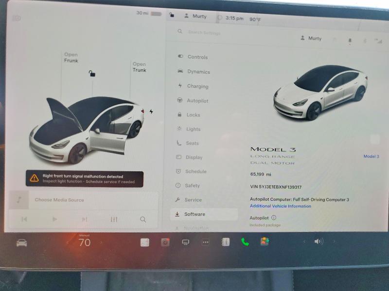 Aukcja sprzedaży 2022 Tesla Model 3, vin: 5YJ3E1EBXNF139317, numer aukcji: 46762936
