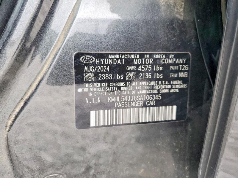 Aukcja sprzedaży 2025 Hyundai Sonata Hybrid, vin: KMHL54JJ6SA106345, numer aukcji: 47085706