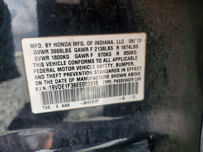 Aukcja sprzedaży 2014 Acura Ilx, vin: 19VDE1F36EE002918, numer aukcji: 46027476