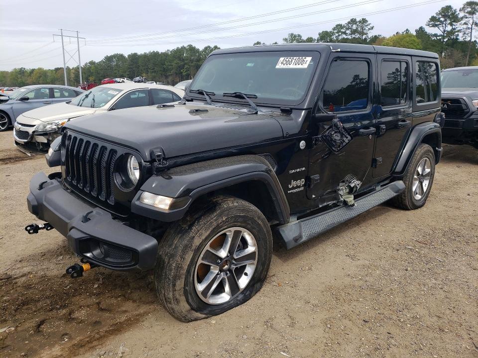 2018 Jeep Wrangler Unlimited მანქანა იყიდება აუქციონზე, vin: 1C4HJXEGXJW200462, აუქციონის ნომერი: 45681006