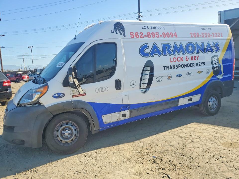 41936186 :رقم المزاد ، 3C6TRVDG1HE551765 vin ، 2017 Ram Promaster 2500 مزاد بيع