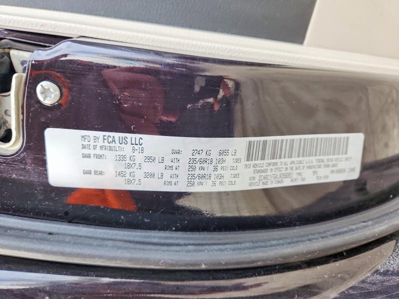 2018 Chrysler Pacifica მანქანა იყიდება აუქციონზე, vin: 2C4RC1FG0JR356951, აუქციონის ნომერი: 47498896