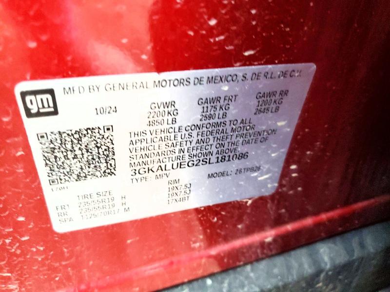 Продаж на аукціоні авто 2025 Gmc Terrain, vin: 3GKALUEG2SL181086, номер лоту: 47136656