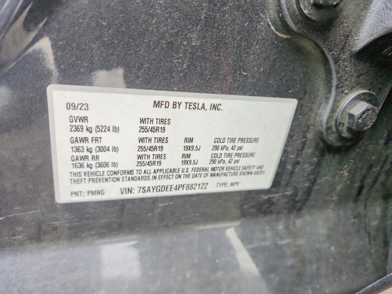 Aukcja sprzedaży 2023 Tesla Model Y, vin: 7SAYGDEE4PF882122, numer aukcji: 47757626