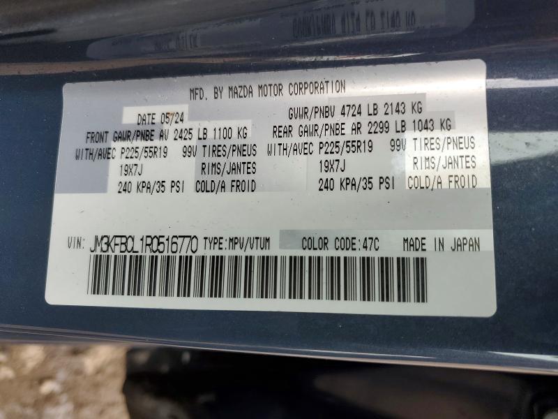 Aukcja sprzedaży 2024 Mazda Cx-5, vin: JM3KFBCL1R0516770, numer aukcji: 46236816