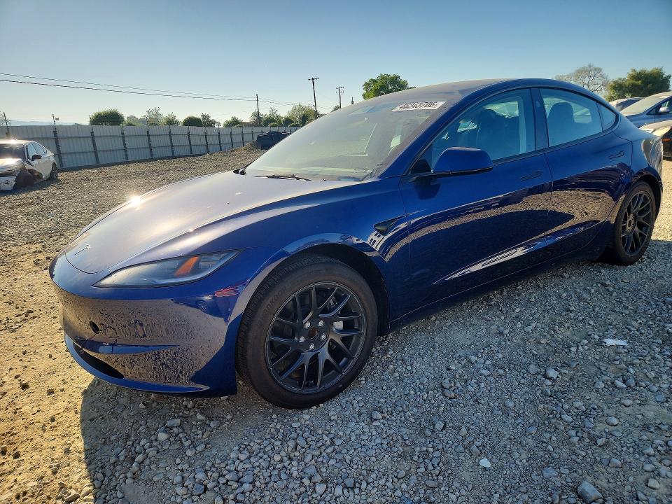 Продажа на аукционе авто 2024 Tesla Model 3, vin: 5YJ3E1EA7RF725180, номер лота: 46243706
