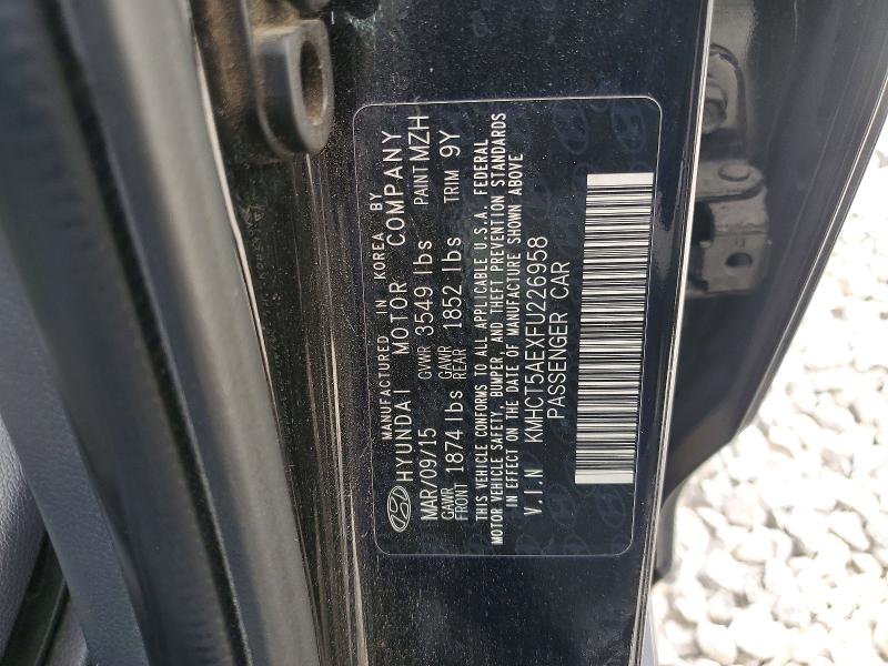 Aukcja sprzedaży 2015 Hyundai Accent, vin: KMHCT5AEXFU226958, numer aukcji: 48083026