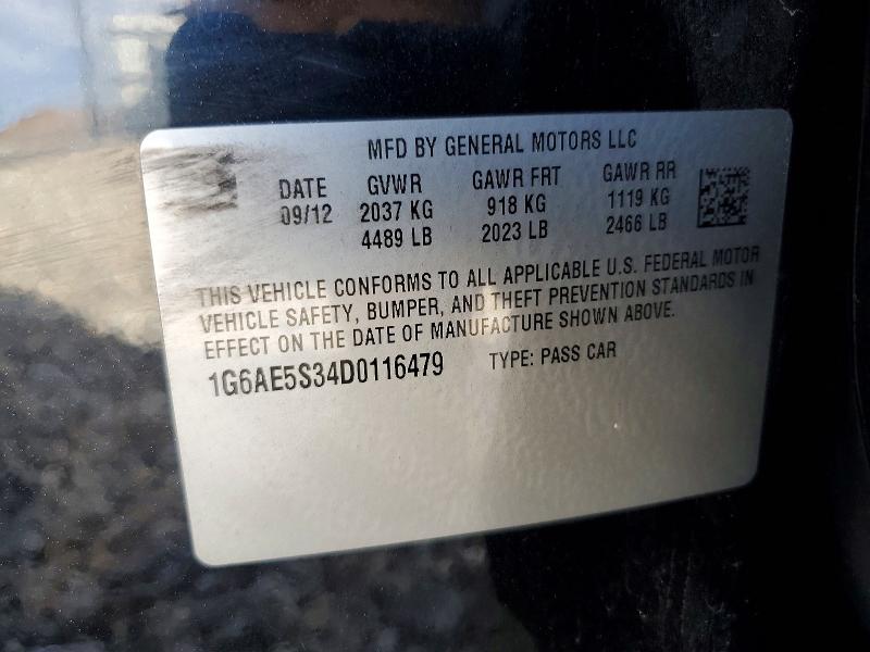 Aukcja sprzedaży 2013 Cadillac Ats, vin: 1G6AE5S34D0116479, numer aukcji: 79495625